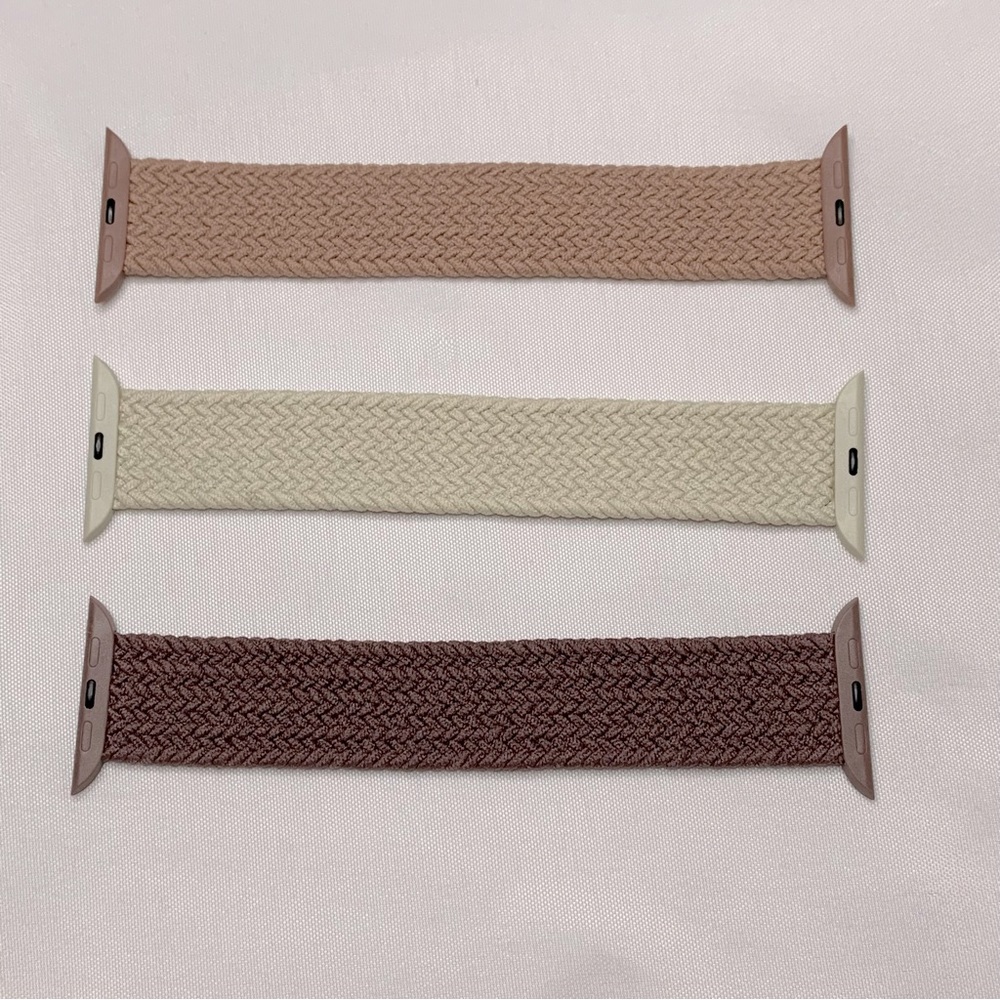 3pack bands stretchy, nylon, elastic straps for Apple Watches